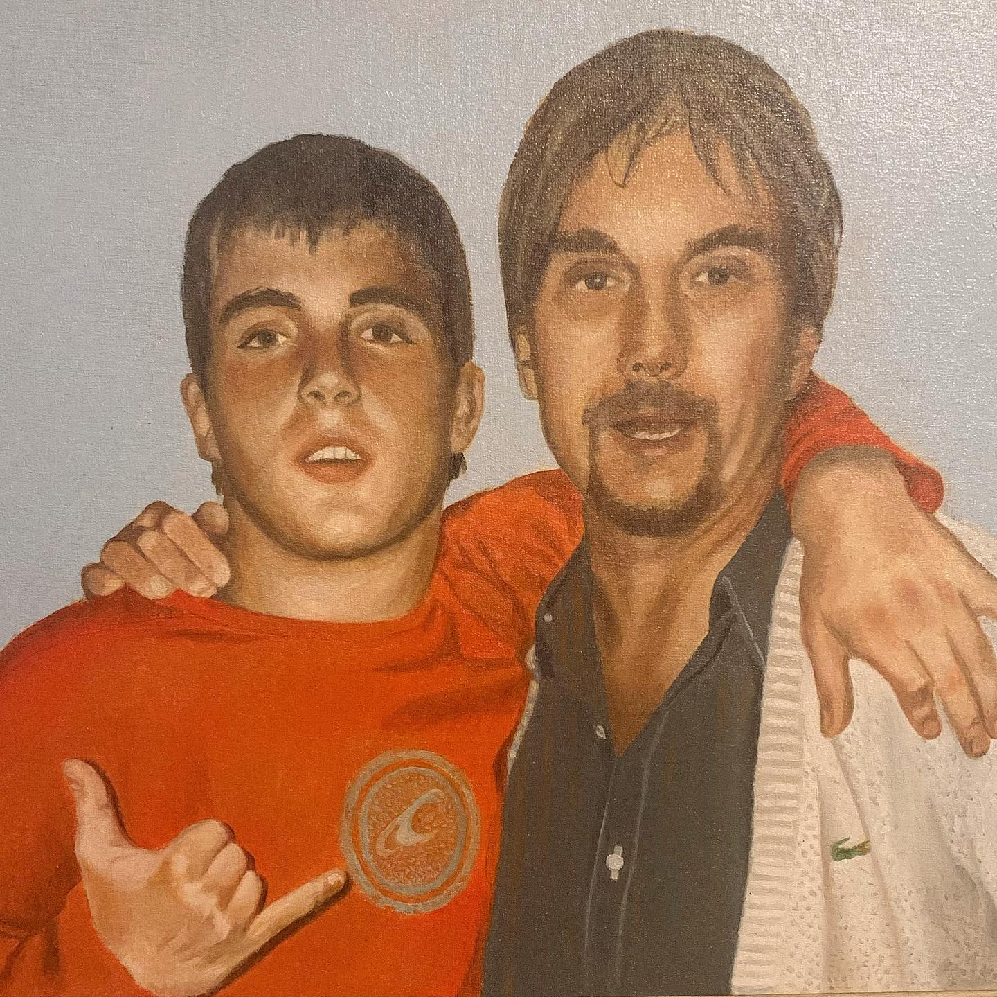 RETRATO DE UN PADRE Y UN HIJO